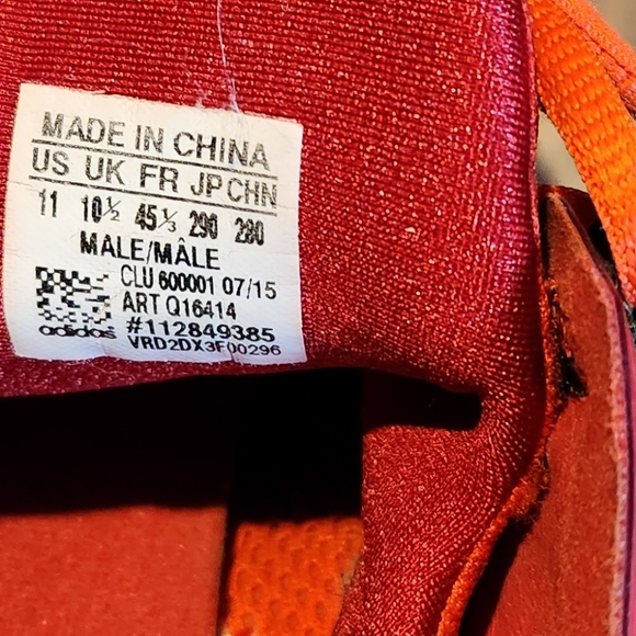 Gently used Men's Adidas Springblade Size 11. Color: Red - Picture 4 of 5